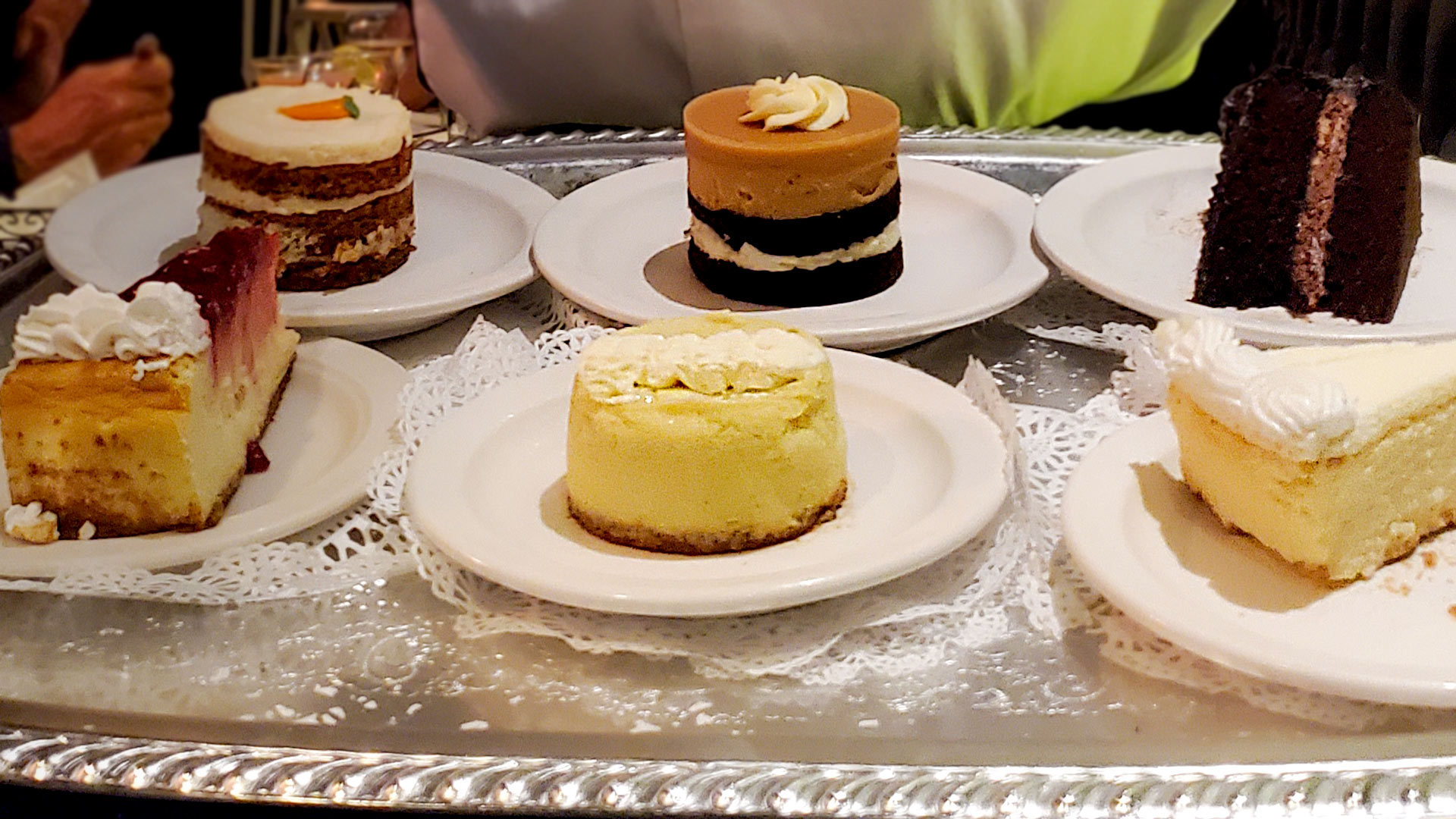 the dessert tray